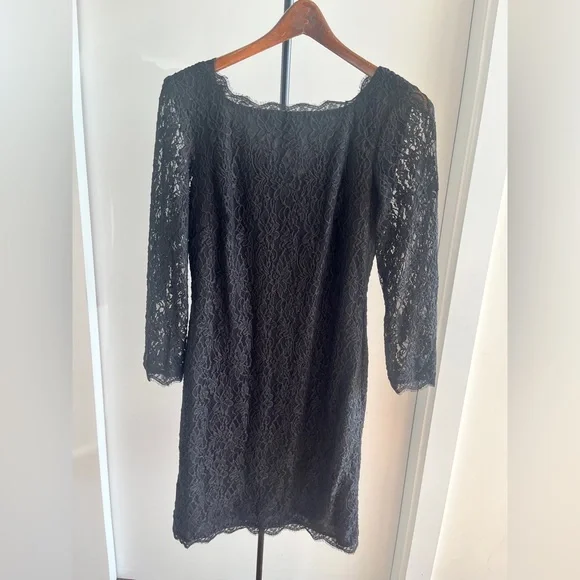 black lace tunic dress Black Lace Halter Maxi Dress Black / 8 main image 1